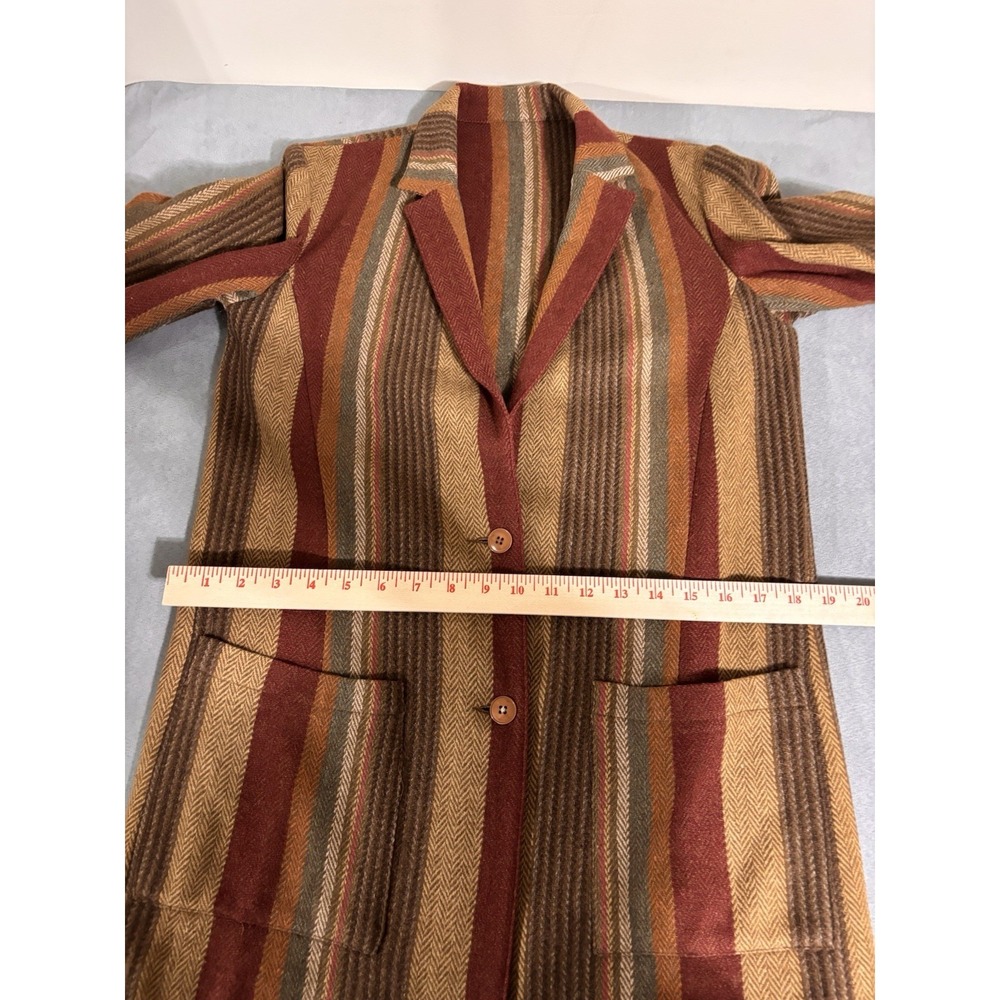 Vintage Finity Womens Sz 8 Wool Blazer Teacher Poet Twee 70s Boho Academia Indie - Picture 14 of 16